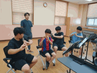 2019.7.6. 학생전속예술단 연습 모습(1)